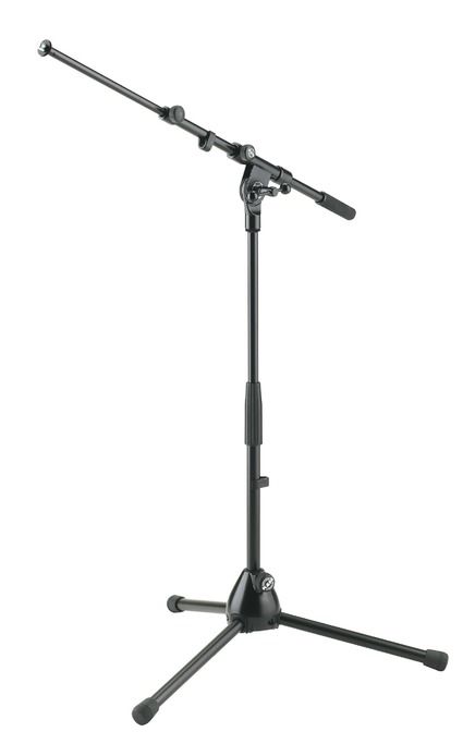K&M 25900-300-55  телескопическая, микрофонная стойка, регулируемая по высоте со складными ножками в магазине Music-Hummer