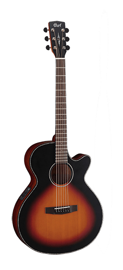 SFX-E-3TSS SFX Series Электро-акустическая гитара, с вырезом, санберст, Cort в магазине Music-Hummer