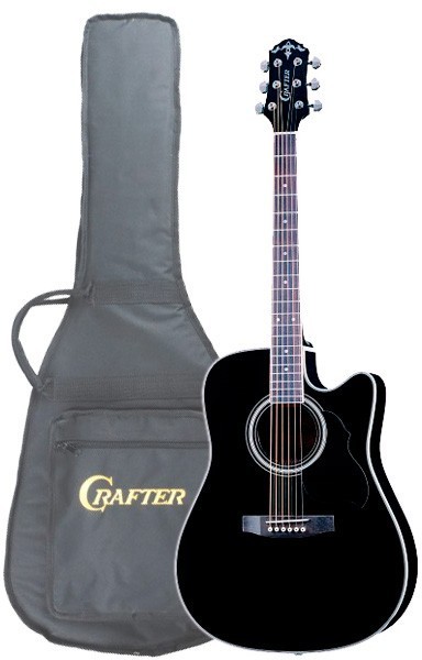 Электроакустическая гитара CRAFTER ED-75 CEQ/BK в магазине Music-Hummer
