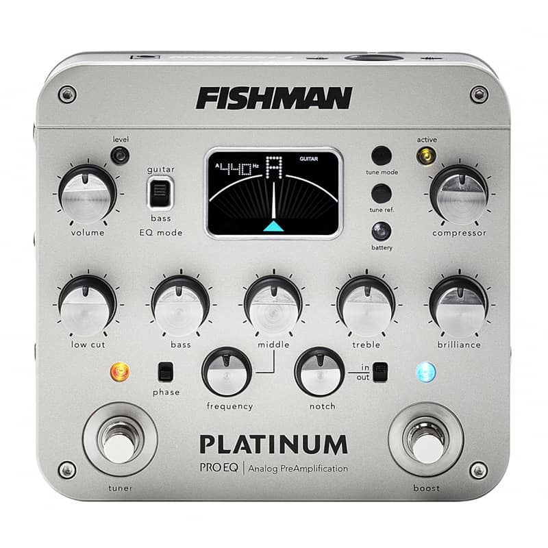 Fishman PRO-PLT-201 Platinum Pro EQ/DI Гитарный предусилитель со встроенным эквалайзером в магазине Music-Hummer