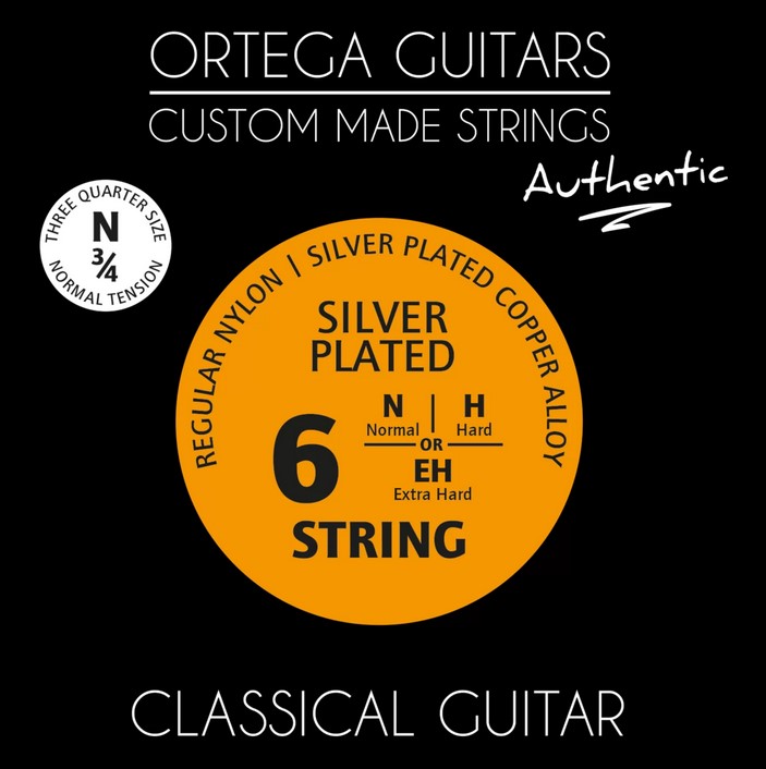 Фото Комплект струн для классической гитары Ortega NYA34N Authentic