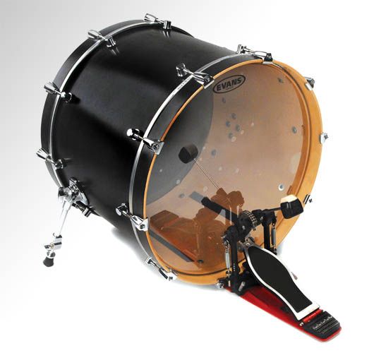 Фото Evans BD22HG(O) Hydraulic Glass  22" Пластик для бас барабана двойной 