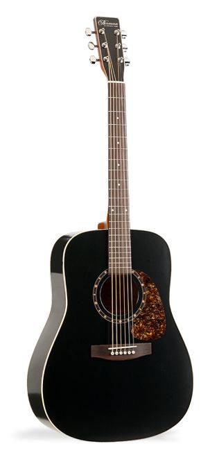 Norman PROTEGE B18 Black+Кейс  акустическая гитара Dreadnought, цвет - чёрный в магазине Music-Hummer