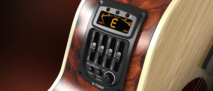 Эквалайзер для акустической гитары Cherub GS-3 в магазине Music-Hummer