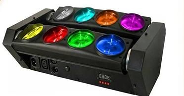 AstraLight LE-DMB810Q  световой  прибор Spider, 2х4х10 Вт RGBW(4in1 Cree)DMX, авто, звук. активация в магазине Music-Hummer