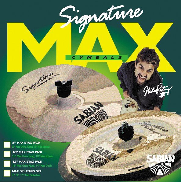 Фото Sabian MIKE PORTNOY MID MAX STAX