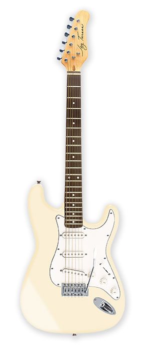 Jay Turser JT-300 IV  электрогитара Stratocaster, Ivory в магазине Music-Hummer