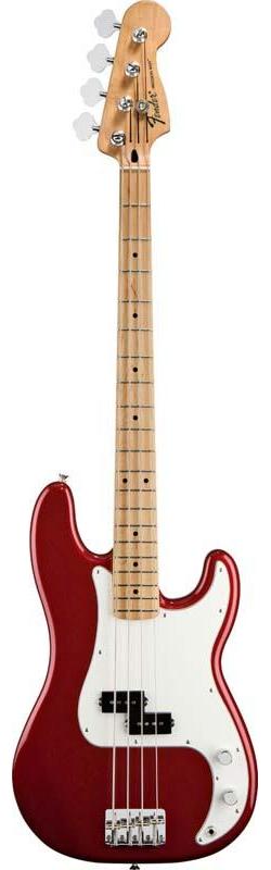 Фото Бас-гитара FENDER STANDARD PRECISION BASS MN CANDY APPLE RED TINT