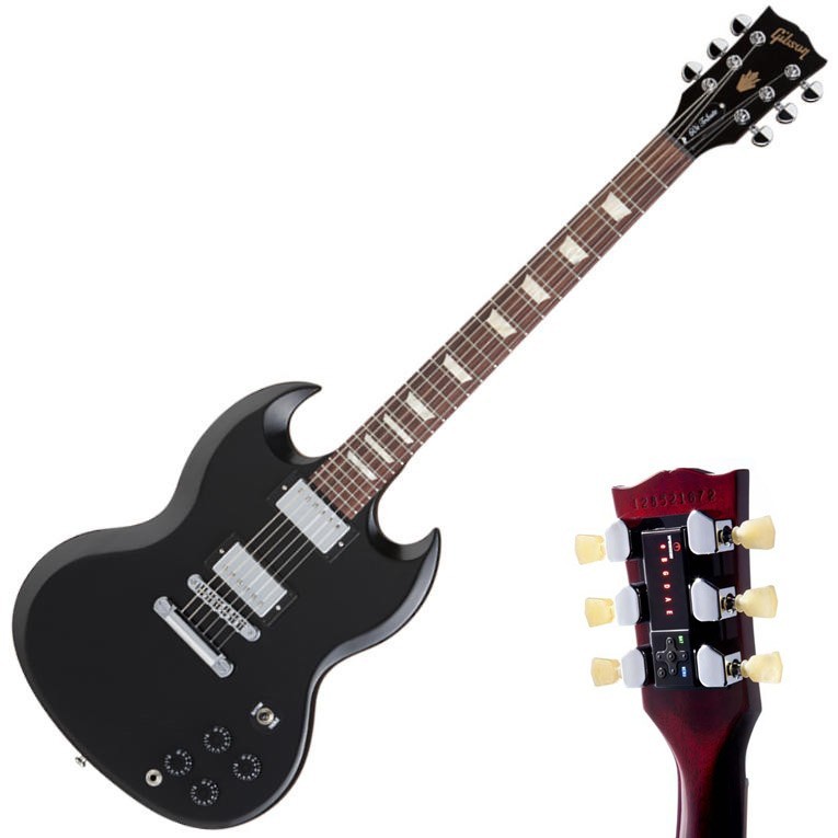Фото Электрогитара GIBSON SG TRIBUTE 60'S MIN-ETUNE EBONY