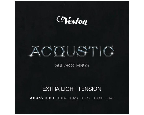 Струны для акустической гитары VESTON A1047 S в магазине Music-Hummer