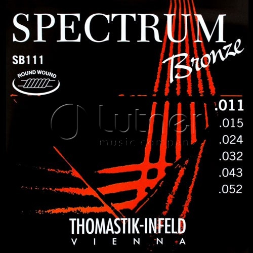 Комплект струн Thomastik SB111 Spectrum Bronze для акустической гитары в магазине Music-Hummer
