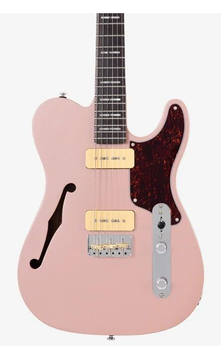 Фото Полуакустическая электрогитара Sire T7TM Rosegold, розово-золотой