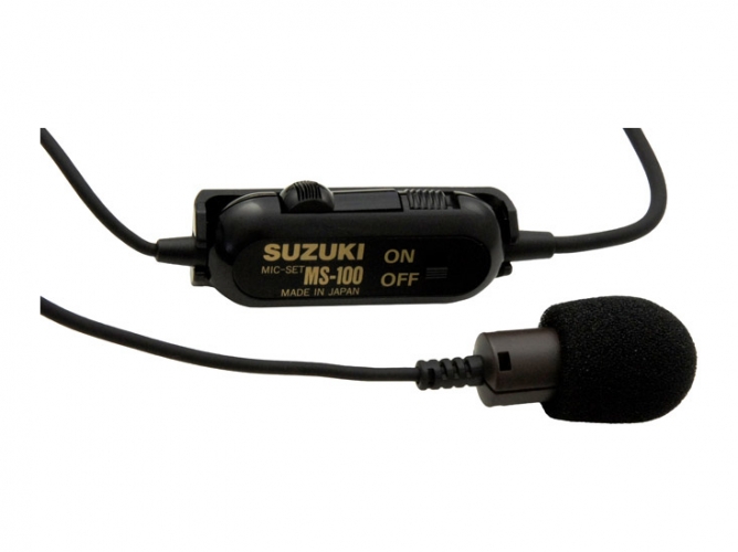 Микрофон для губной гармошки Suzuki MS-100 с предусилением. в магазине Music-Hummer