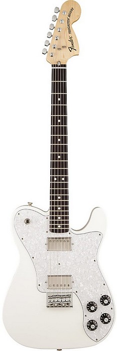 Фото Электрогитара FENDER CHRIS SHIFLETT TELECASTER DELUXE RW ARCTIC WHITE