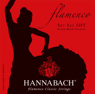 Комплект струн для классической гитары Hannabach 827SHT Red FLAMENCO в магазине Music-Hummer