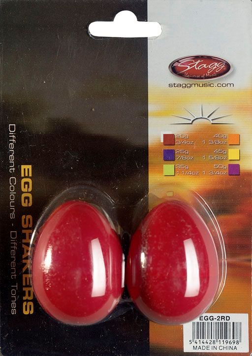 Фото Маракасы Stagg EGG-2 RD