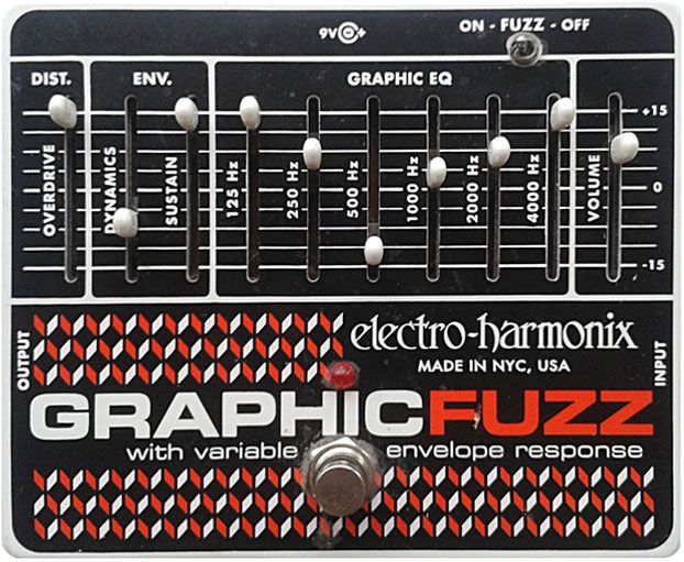 Electro-Harmonix Graphic Fuzz SALE  гитарная педаль EQ/ Distortion/ Sustainer в магазине Music-Hummer