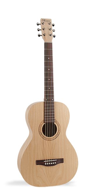Фото Norman EXPEDITION PARLOR ISYST Natural SG+Кейс  электроакустическая гитара Dreadnought, чёрный