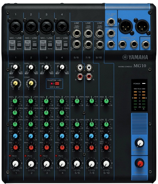 Фото YAMAHA MG10 микшерный пульт