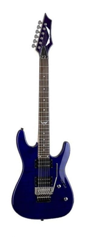 Фото Электрогитара Dean Custom 350 Floyd Trans Blue