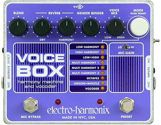 Фото Electro-Harmonix Voice Box  эффект Harmony Machine & Vocoder