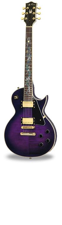 Фото Jay Turser JT-220 SERPENT PS  электрогитара Gibson® LP® Style, Purple Sunburst