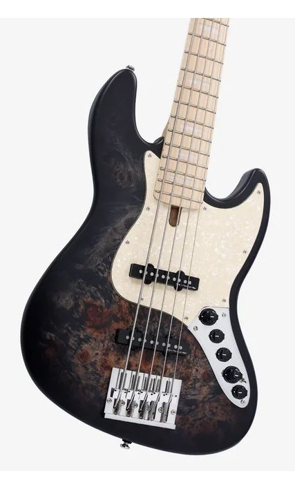 Фото Пятиструнная бас-гитара Sire V7 Swamp Ash Reissue-5 TBK.S, чёрный