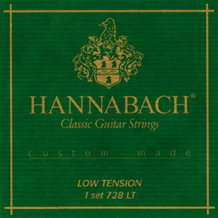 Комплект струн Hannabach 728LT Custom Made Green в магазине Music-Hummer
