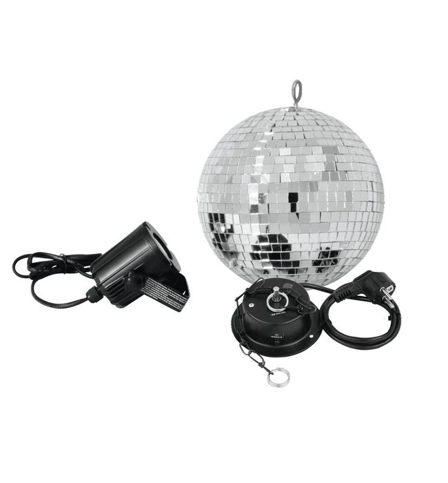Фото EUROLITE Mirror Ball 20 cm SET LED 6000K 