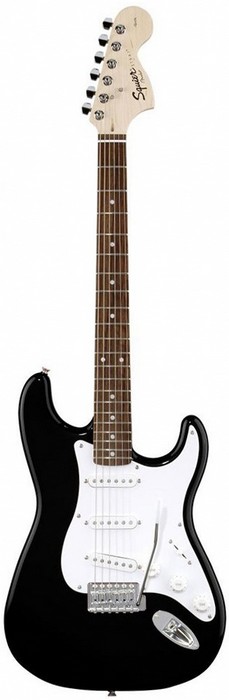 Фото Электрогитара FENDER SQUIER AFFINITY STRATOCASTER MN BLACK