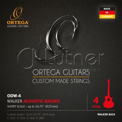 Комплект струн Ortega ODW-4 D-Walker для акустической бас-гитары в магазине Music-Hummer