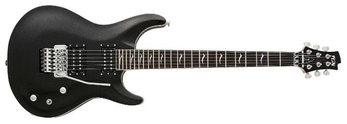 Фото FGN Expert Elan Set Neck EEL-HM-TR BHL  электрогитара, цвет - чёрный