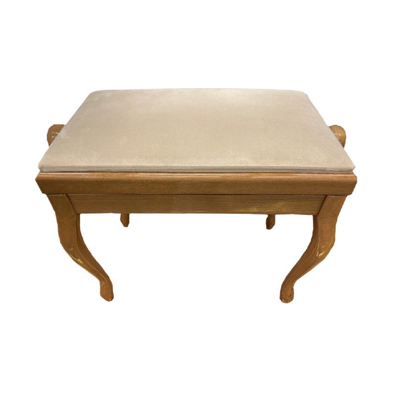 Фото Банкетка Hidrau BG200 Oak Gloss (TC1), полированный дуб, ореховый бархат