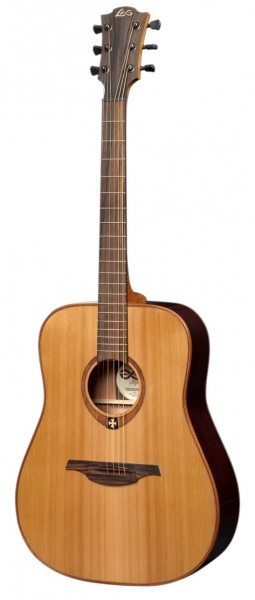 Акустическая гитара леворукая LAG TL100D в магазине Music-Hummer