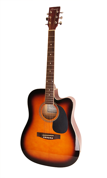 Электро-акустическая гитара Caraya F631CEQ-BS в магазине Music-Hummer