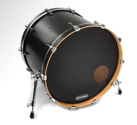 Фото Передний пластик для бас барабана Evans BD22RONX Onyx Resonant