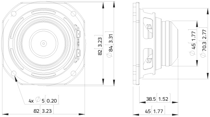 Фото Динамик Lavoce FSN030.71-4 3" 60 Вт 4 Ом