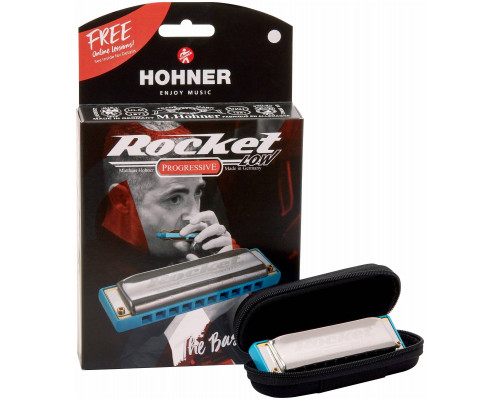HOHNER Rocket Low D - Губная гармоника диатоническая Хонер в магазине Music-Hummer