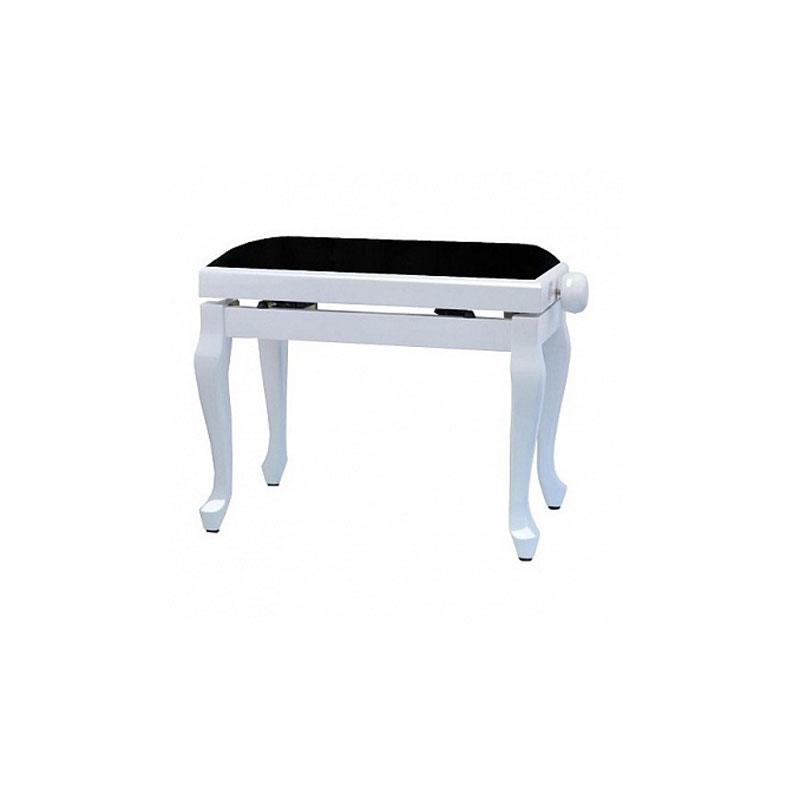 GEWA Piano Bench Deluxe Classic White Matt