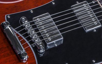 Фото GIBSON SG Standard 2016 T Heritage Cherry Chrome, электрогитара с кейсом, цвет красный
