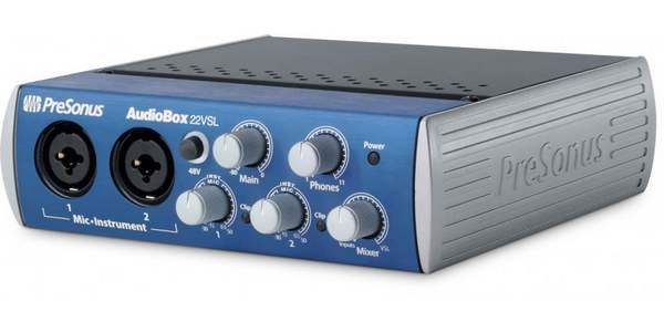 Звукозаписывающий интерфейс PreSonus AudioBox 22VSL в магазине Music-Hummer