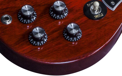 Фото GIBSON SG Standard 2016 T Heritage Cherry Chrome, электрогитара с кейсом, цвет красный