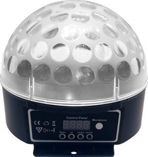 Фото Nightsun SPG002  динамич. световой прибор, 6х3W LED, DMX, авто, звук. актив.