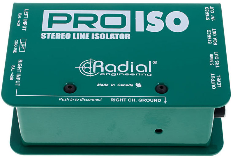 Фото Radial ProISO  Стерео изолятор