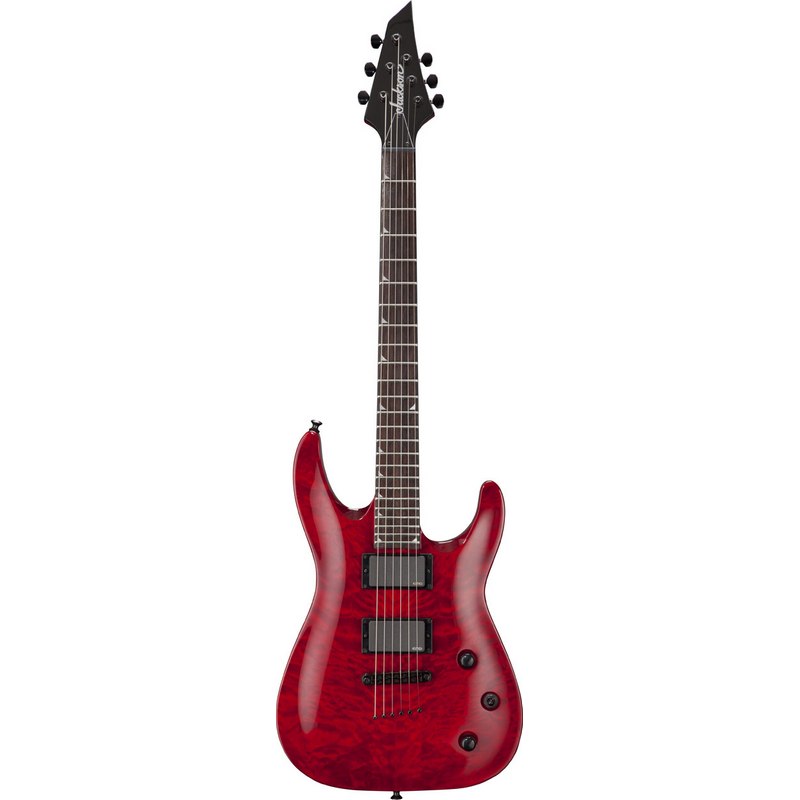 Фото Электрогитара JACKSON SOLOIST SLATTXMGQ3-6 TRANS RED