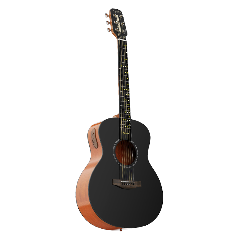Акустическая гитара POPUMUSIC Poputar T1 Travel Edition Black в магазине Music-Hummer