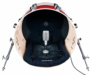 Rockbag RB22181B  подушка для бас-барабана с держателем для микрофона в магазине Music-Hummer