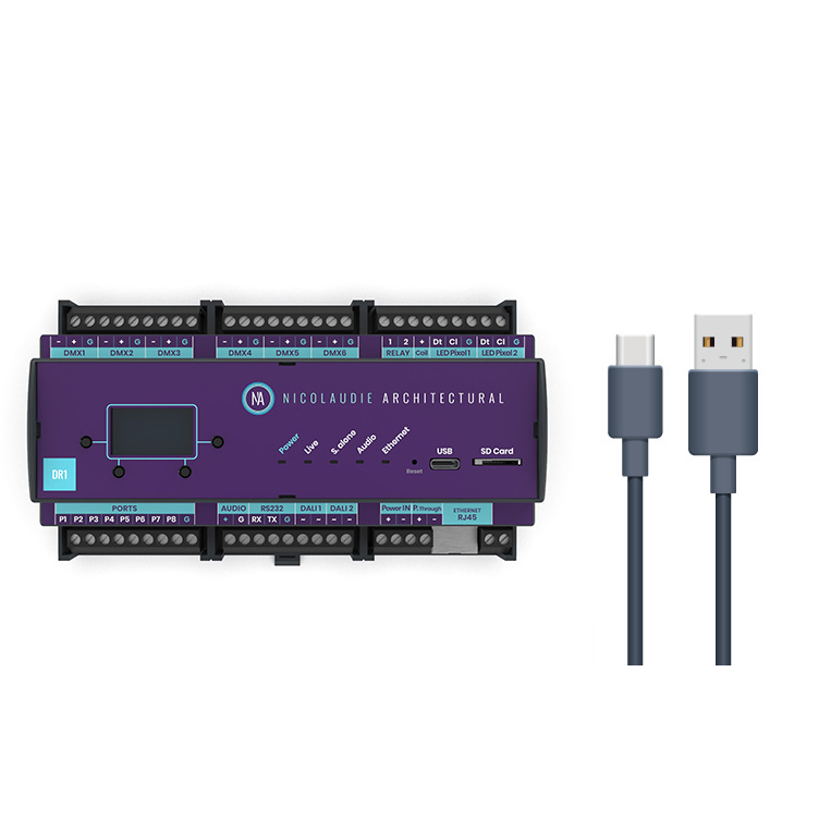 Фото DMX-интерфейс NICOLAUDIE ARCHITECTURAL DINA-DR1