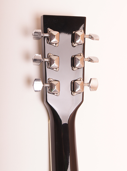 Акустическая гитара, с вырезом, черная, Caraya F601-BK в магазине Music-Hummer