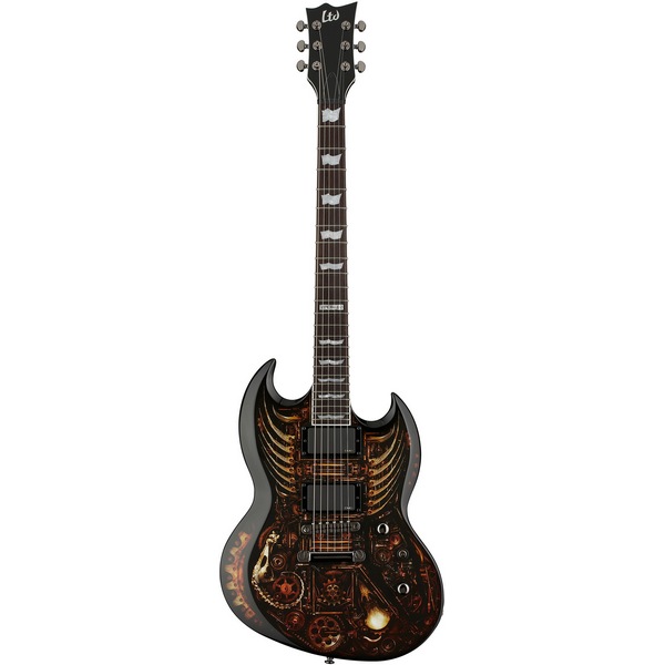 Фото Электрогитара LTD VIPER-CZ BLK CLOCKWO